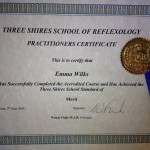 Three Shires Reflexology Certificate
